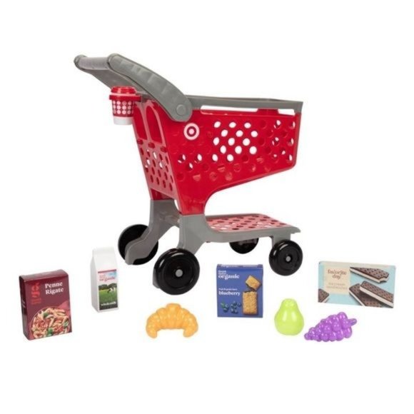 Nwt collectible target toy shopping cart pretend play food - Picture 1 of 1